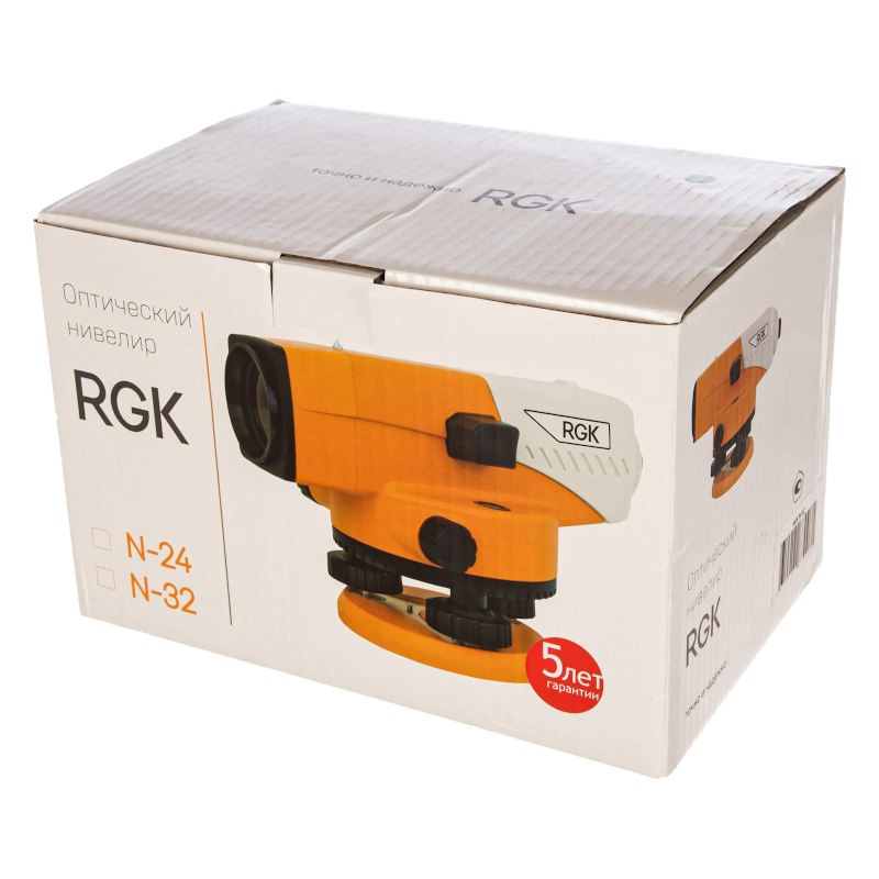 Комплект оптический нивелир RGK N-24 + штатив S6-N + рейка RGK TS-7